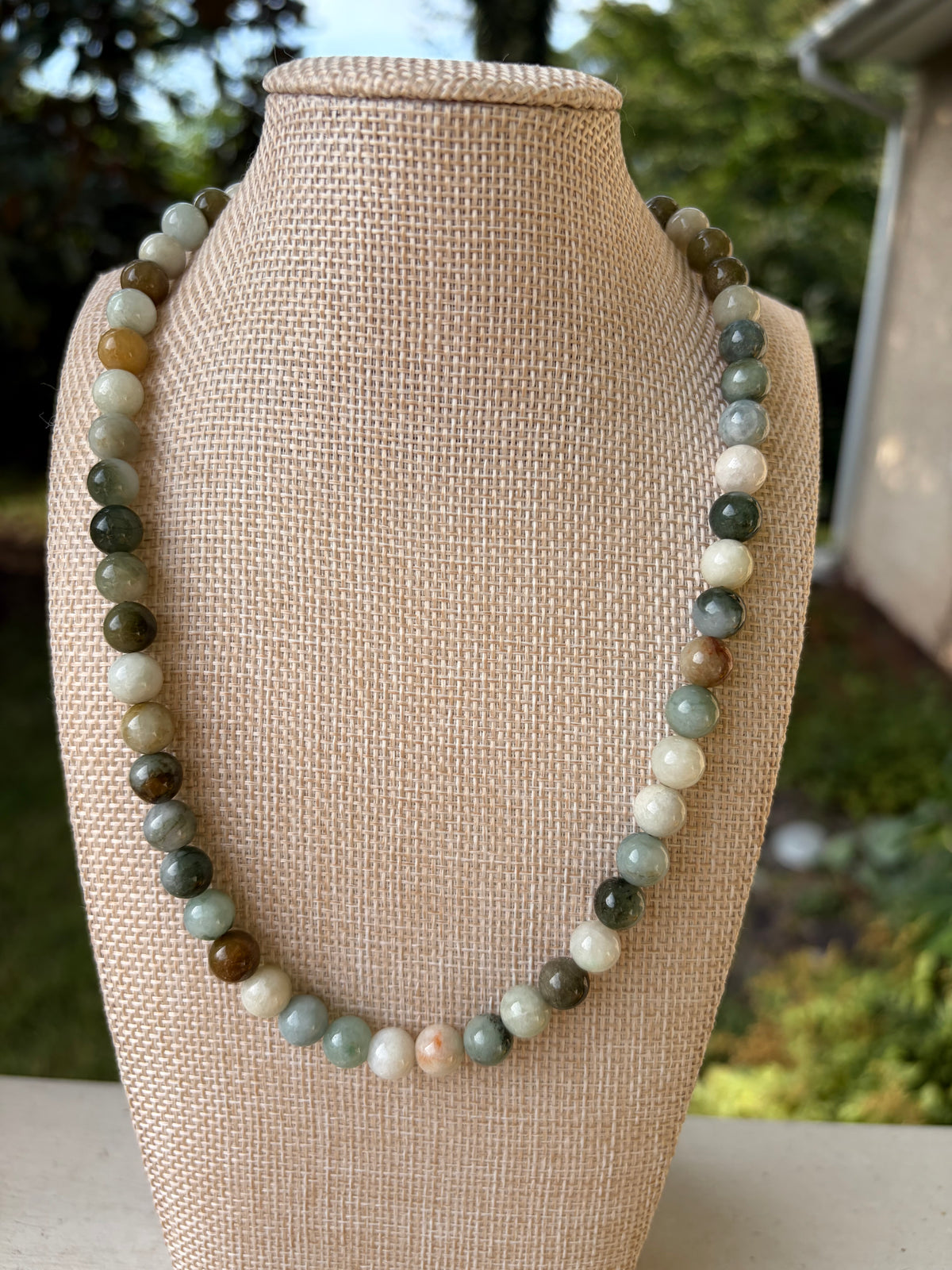 Handmade Colorful Stone Beaded Necklace