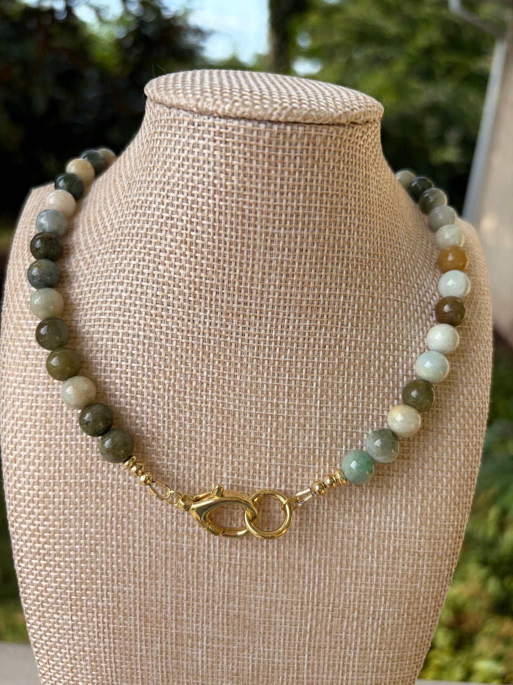 Handmade Colorful Stone Beaded Necklace