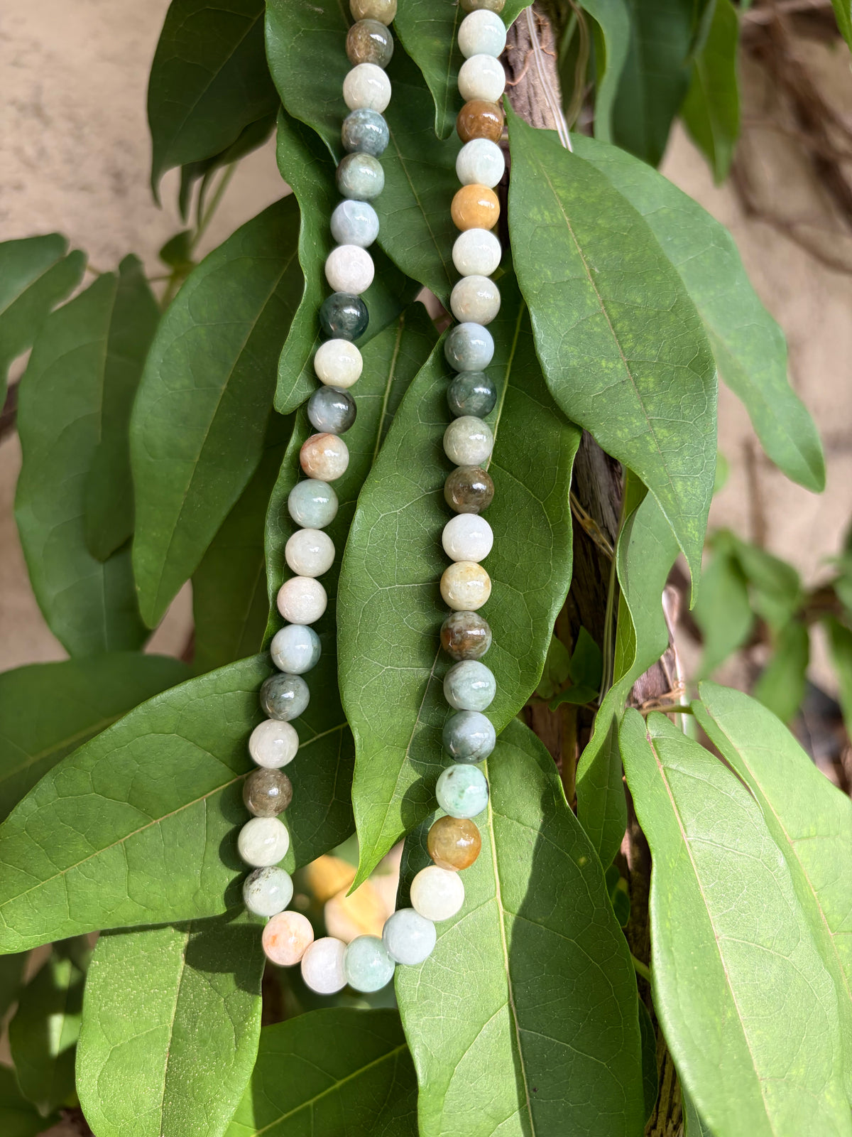 Handmade Colorful Stone Beaded Necklace