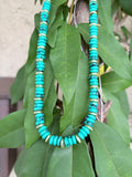 Green/Blue Turquoise Handmade Necklace
