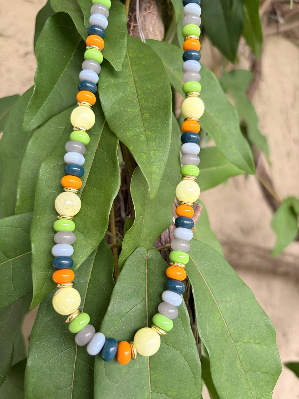 Multicolor Handmade Beaded Necklace