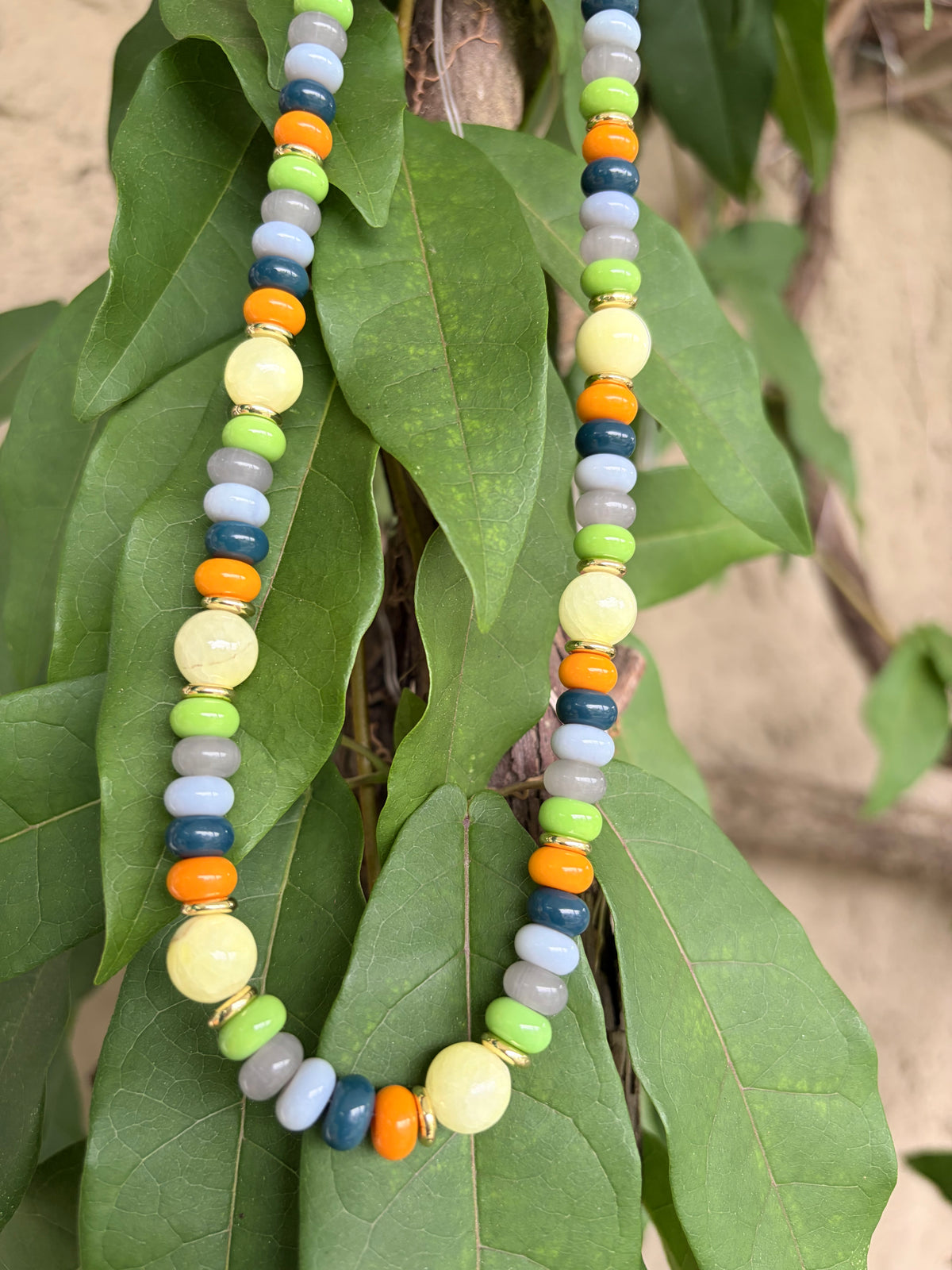 Multicolor Handmade Beaded Necklace