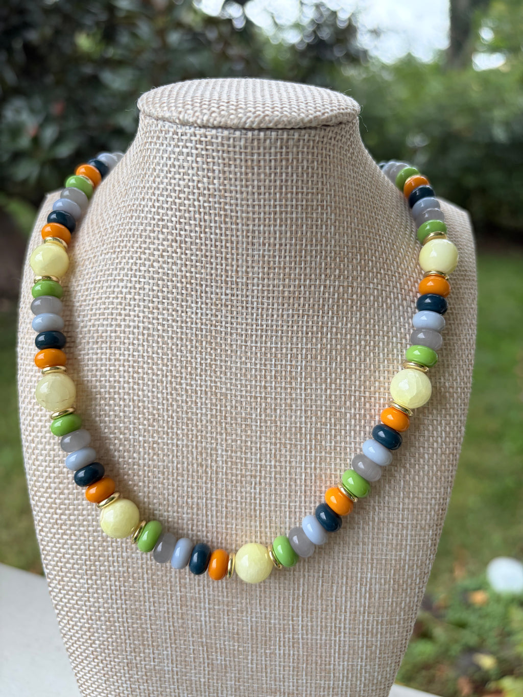 Multicolor Handmade Beaded Necklace