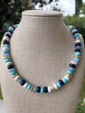 Blue Handmade Candy Necklace