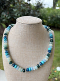 Blue Handmade Candy Necklace