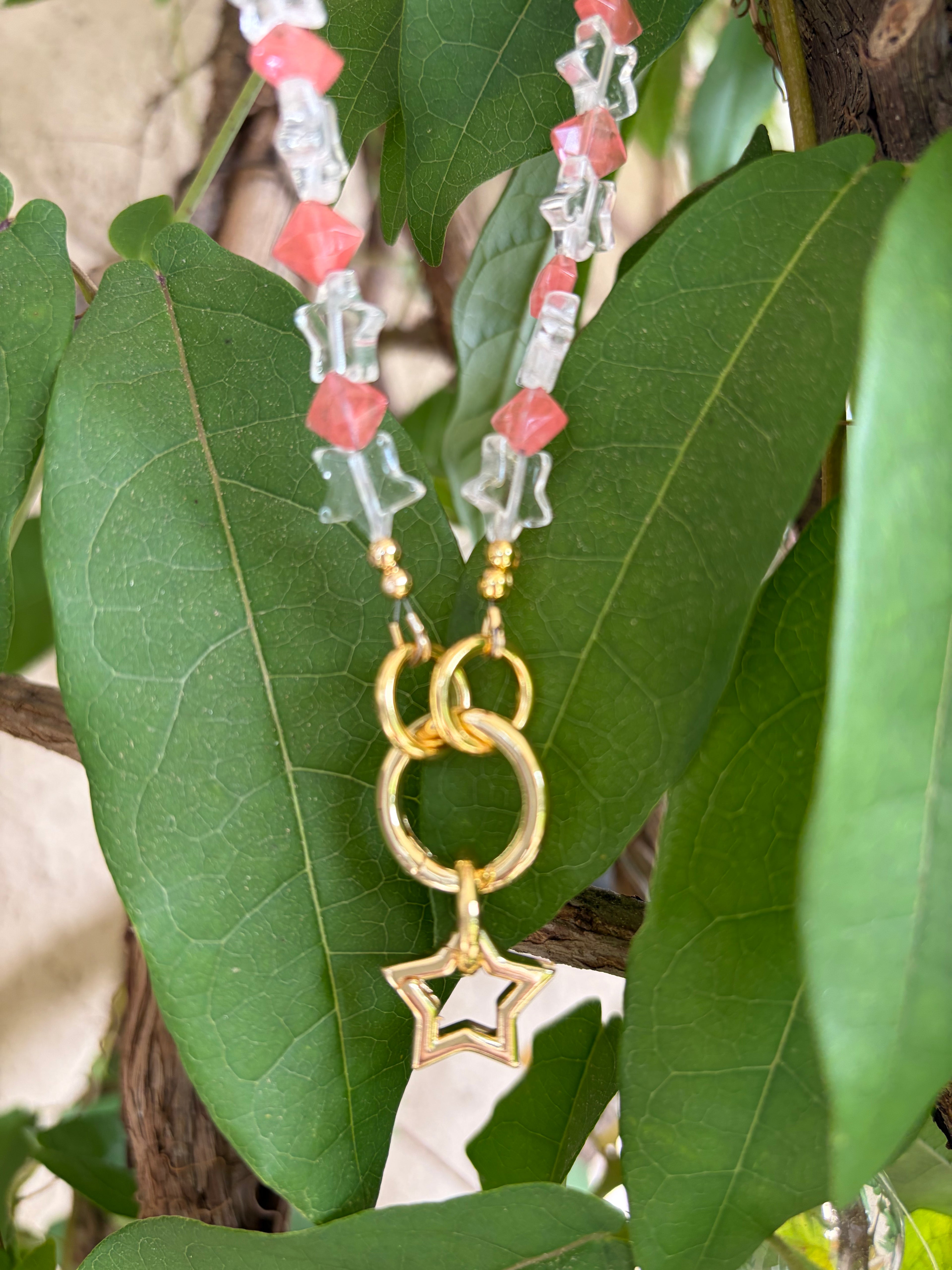 Quartz & Gold Filled Beaded Necklace
